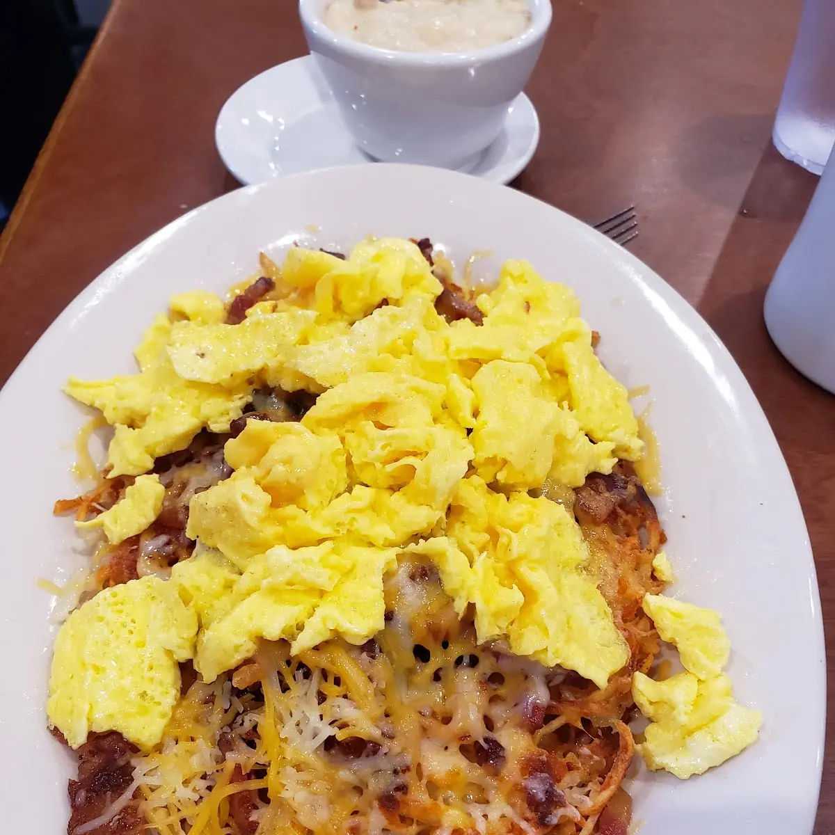 Papas Cowboy with Scrambled Eggs