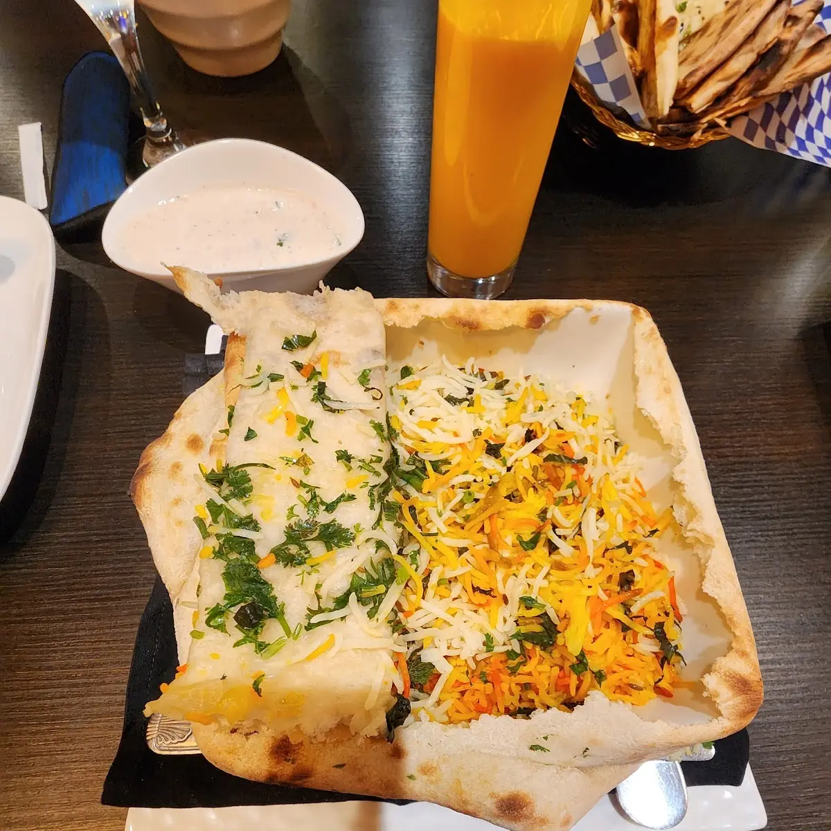Olive Chilli Naan