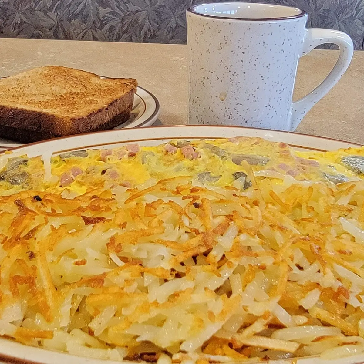 Omelette Mushroom Swiss Ham