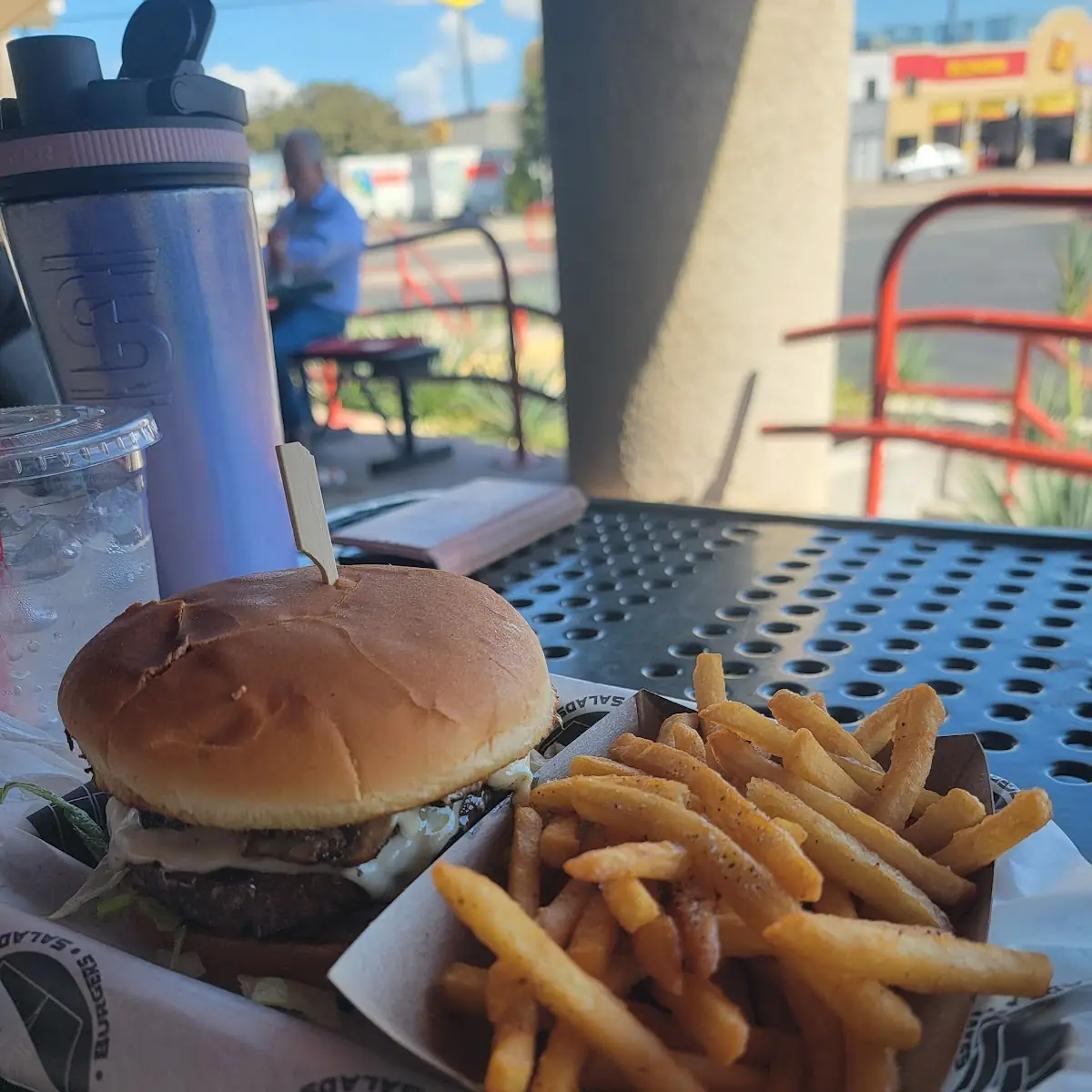 Mushroom Swiss Burger