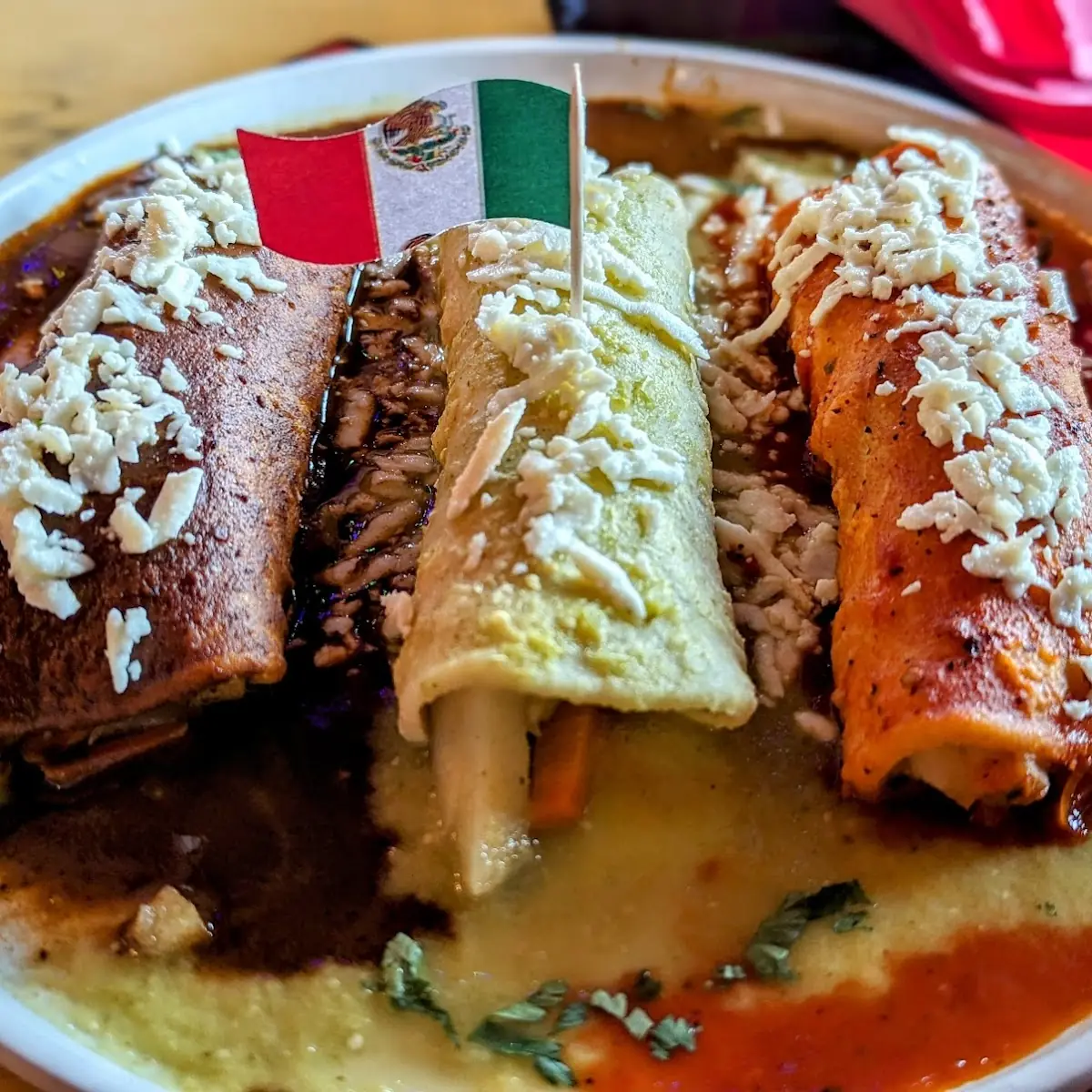 1. Burrito, Chimichanga, Enchilada