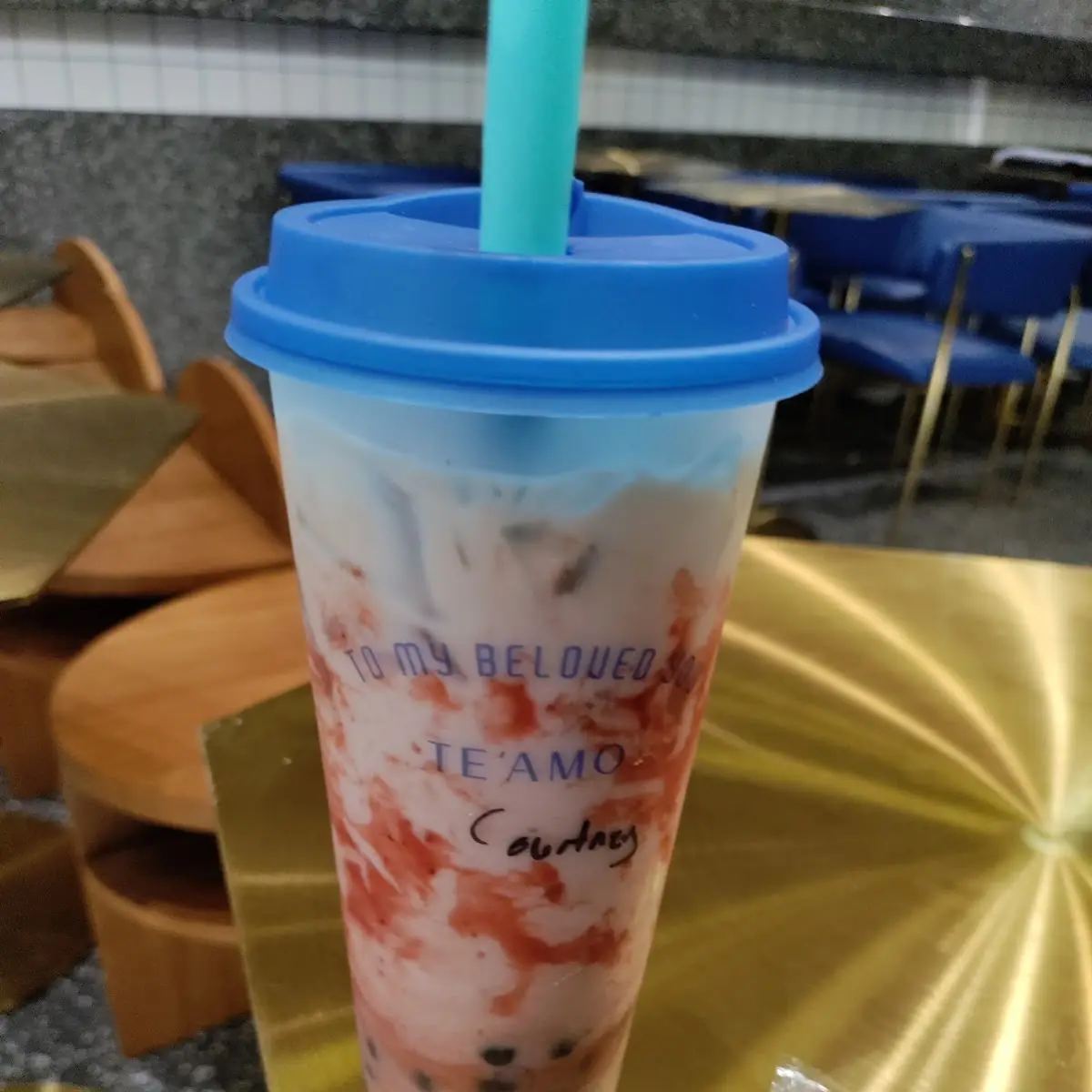 Pink Milk Drink