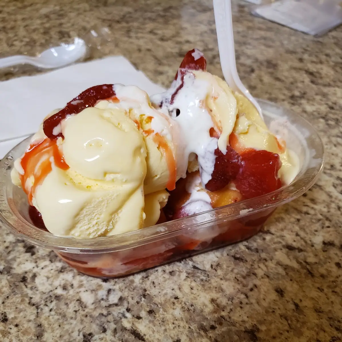 Strawberry Shortcake Sundae