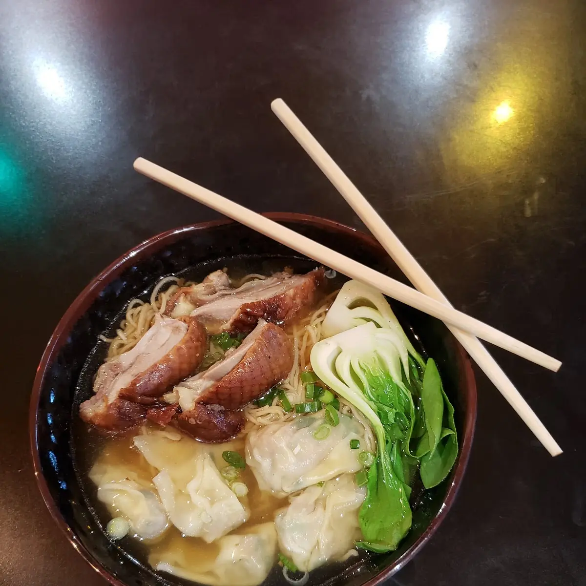 W-2. BBQ Pork Wonton Soup