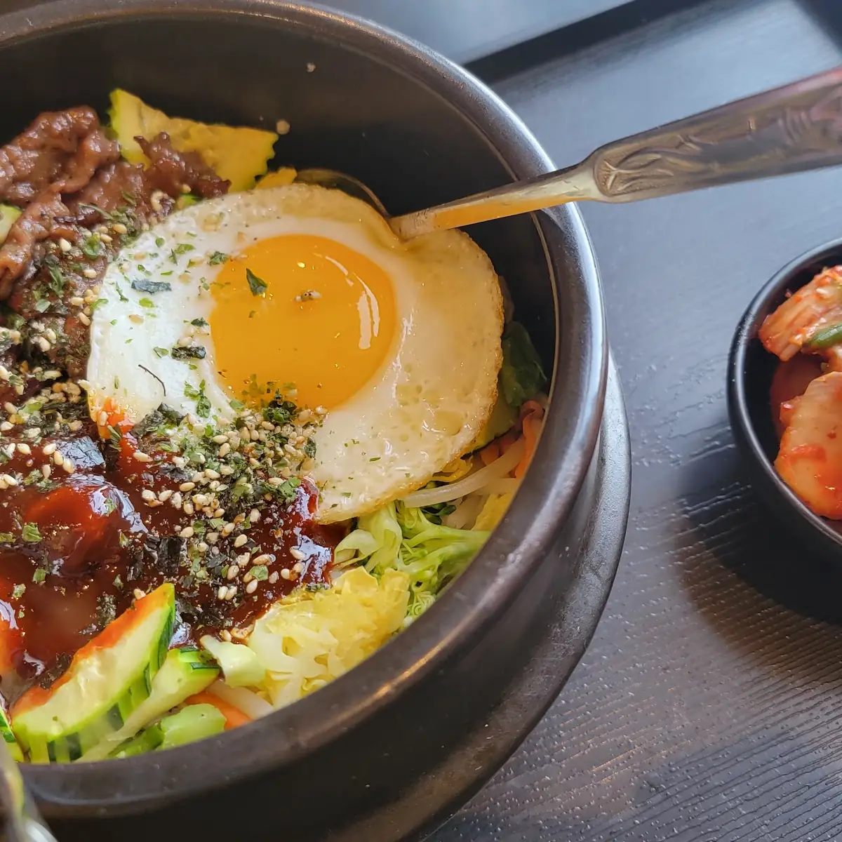 Bibimbap with Kimchi