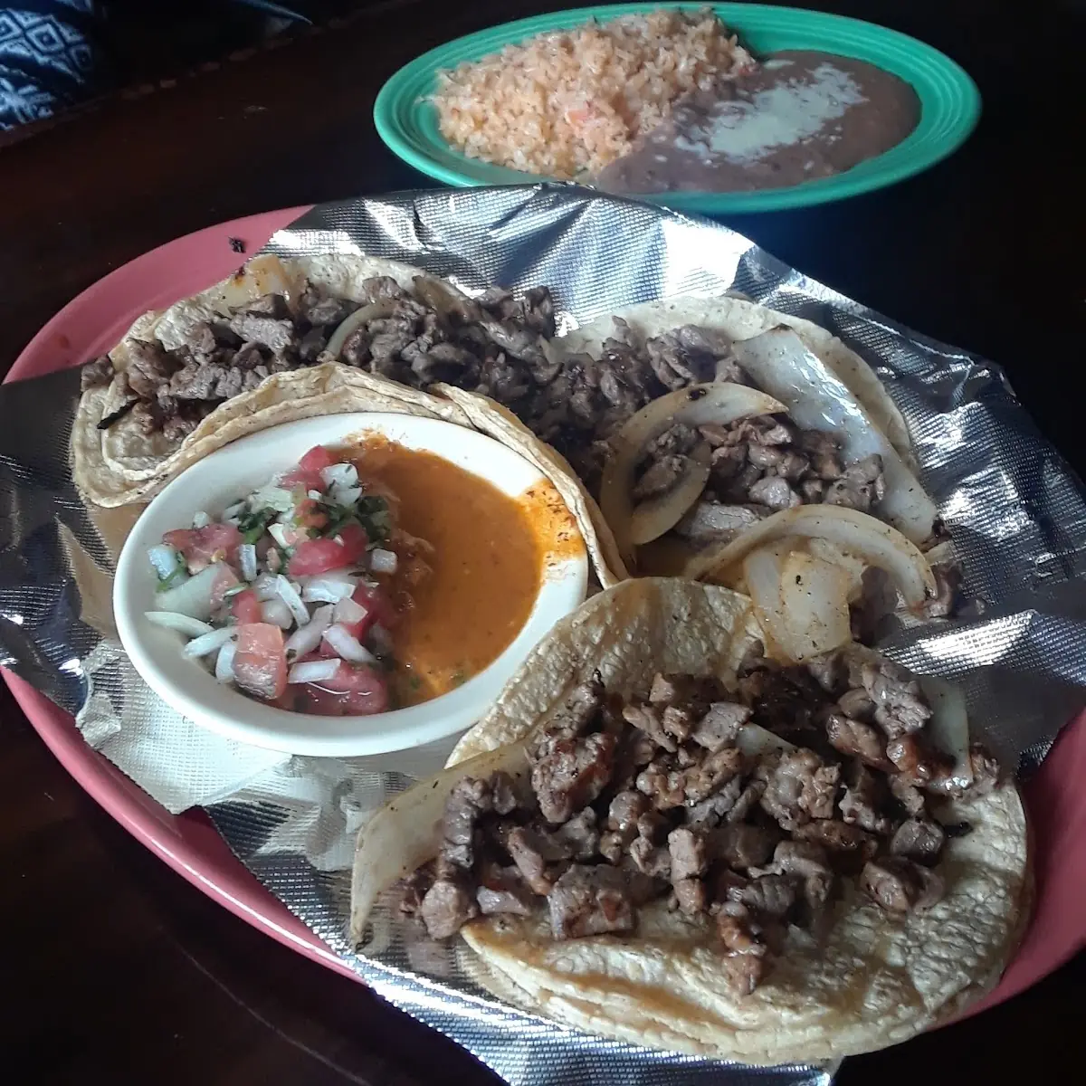 Carne Asada Taco Plate