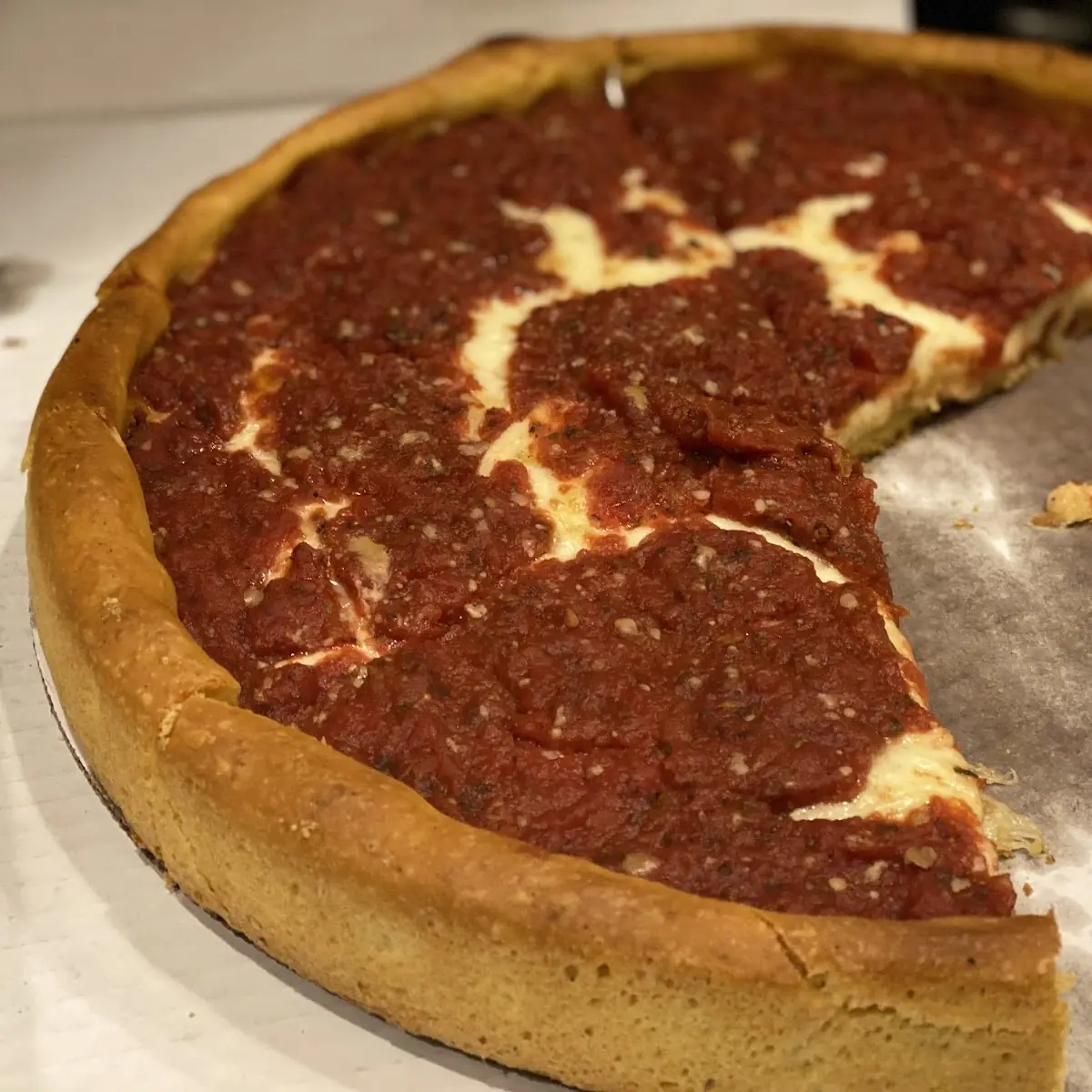 Deep Dish Pizza Cheese