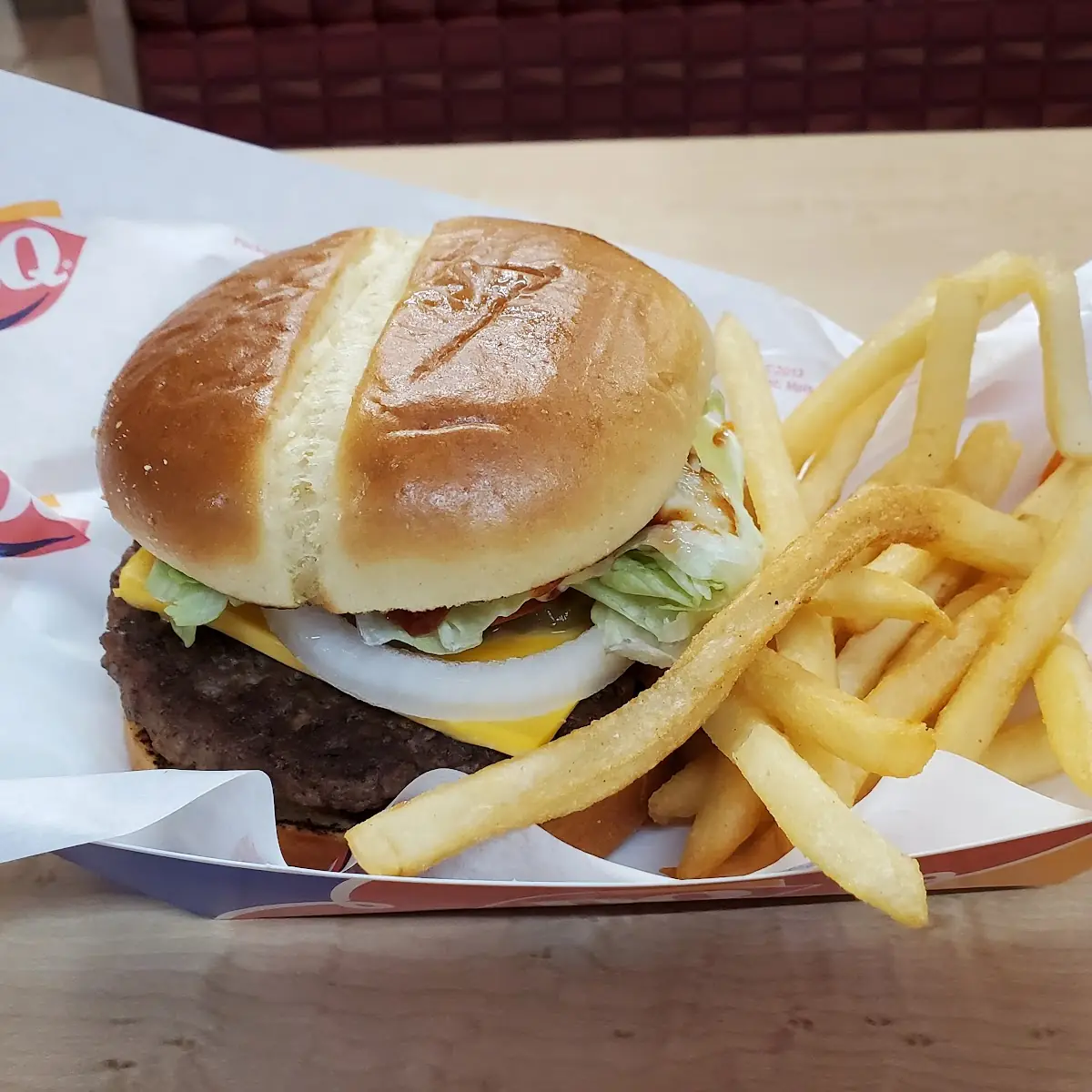 Cheeseburger and Fries
