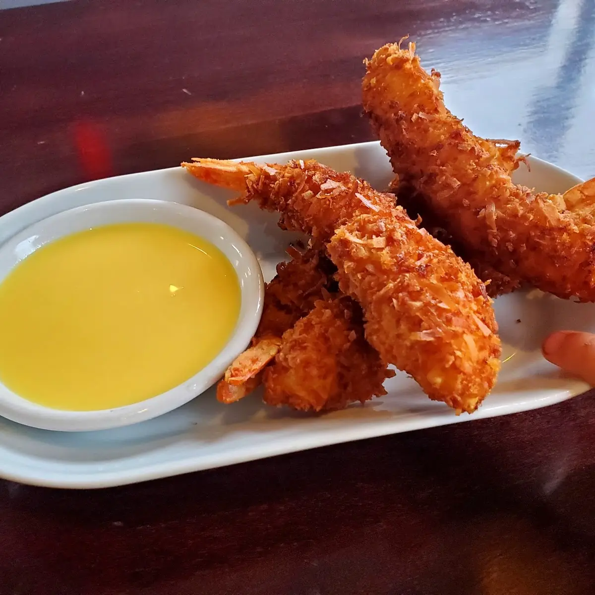 Fried Shrimp Coconut Sauce