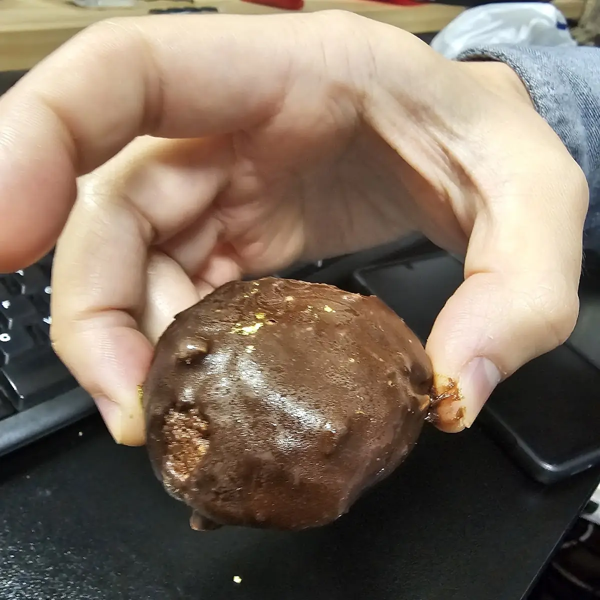 Hazelnut Cream Puff