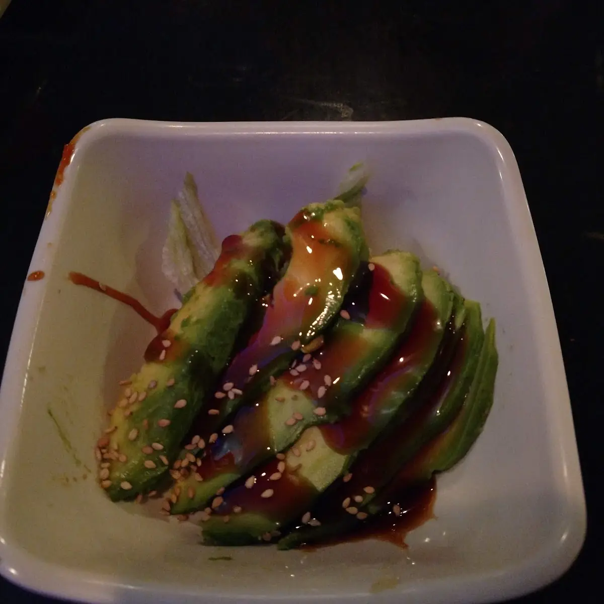 Avocado Salad Eel Sauce