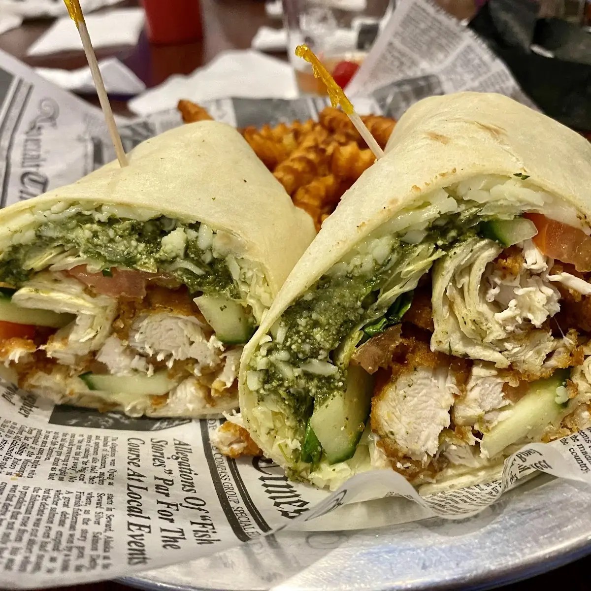 Chicken Pesto Wrap