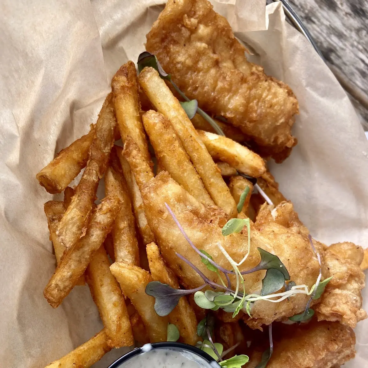 Grouper Fish & Chips