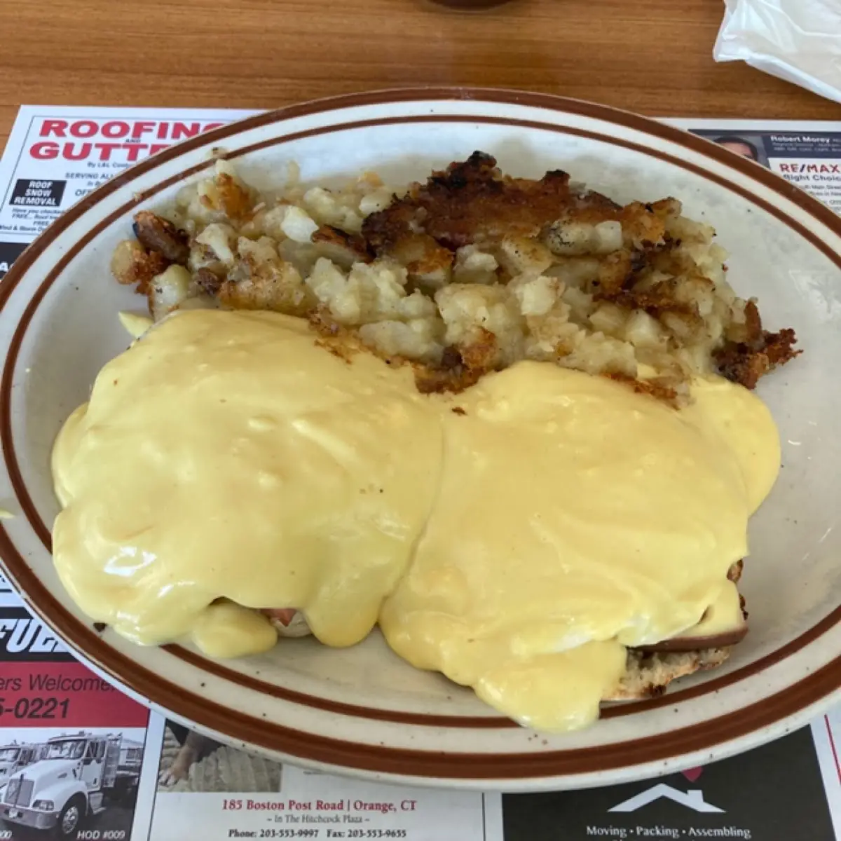 Eggs Benedict with Home Fries