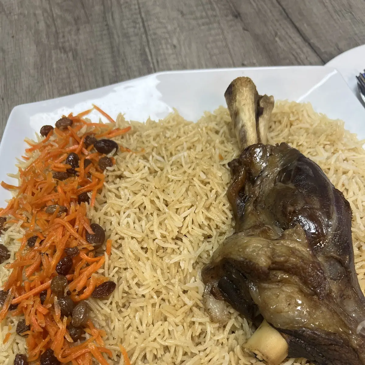 Kabuli Pulao - Lamb Shank