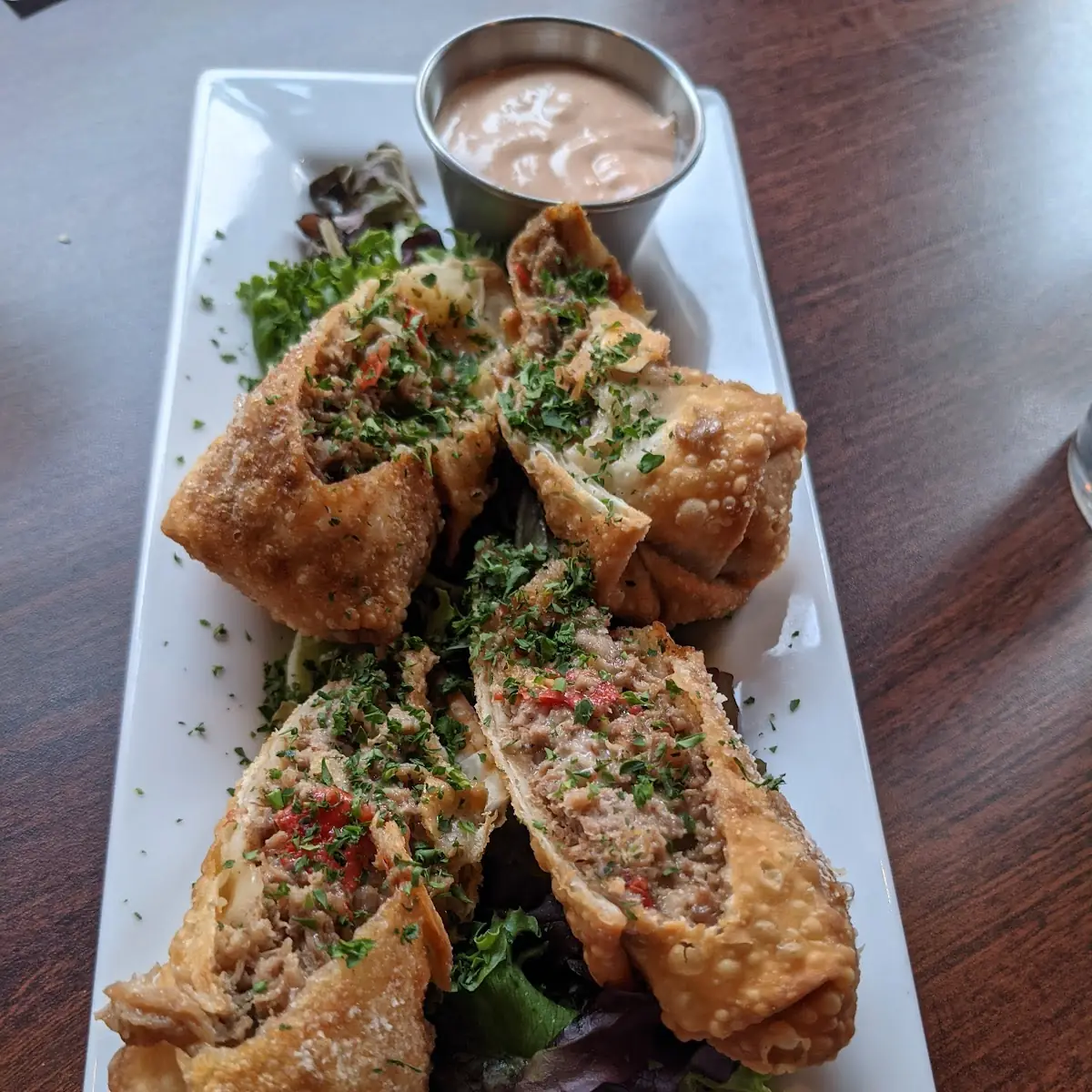 Cheese Steak Egg Roll