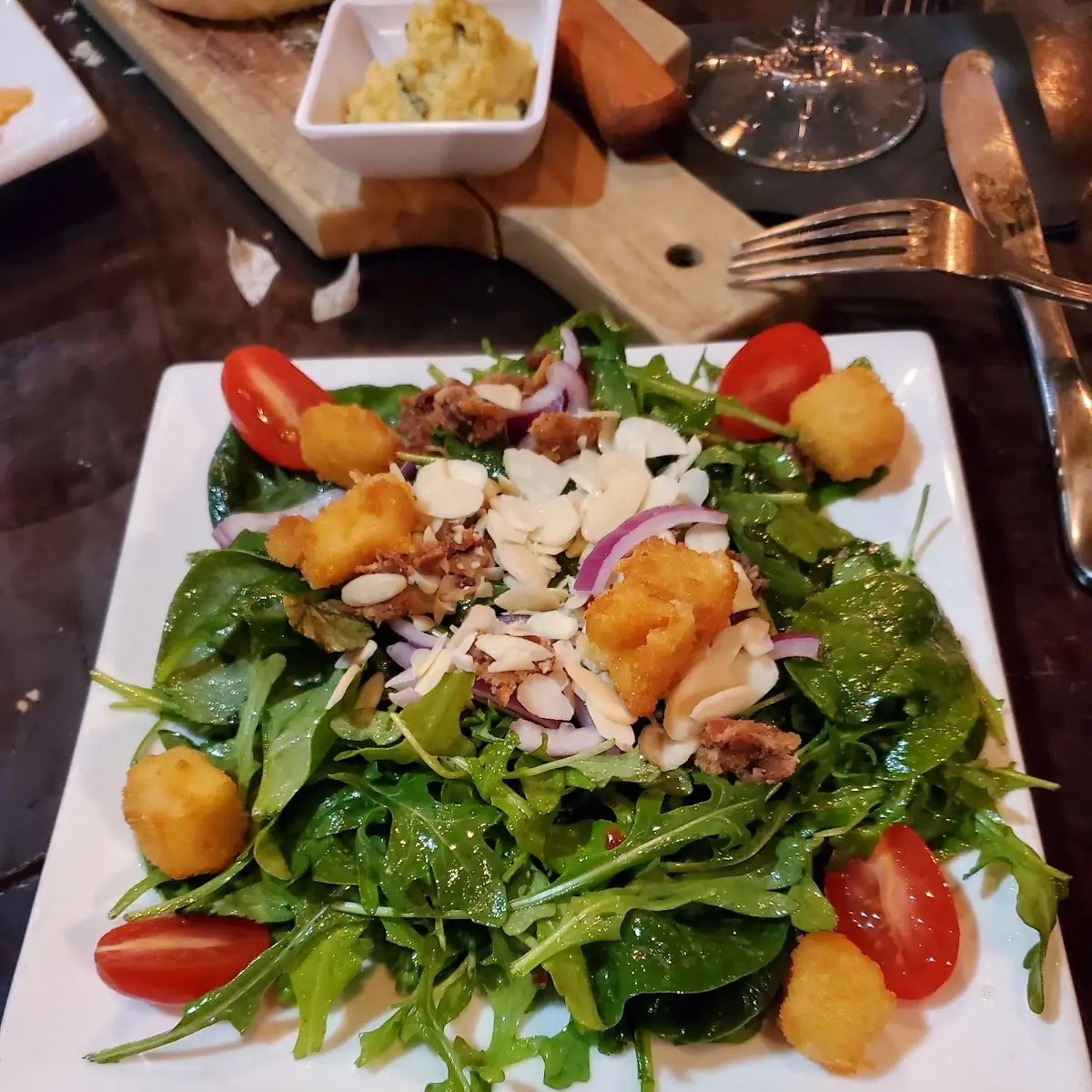 Spinach and Arugula Salad