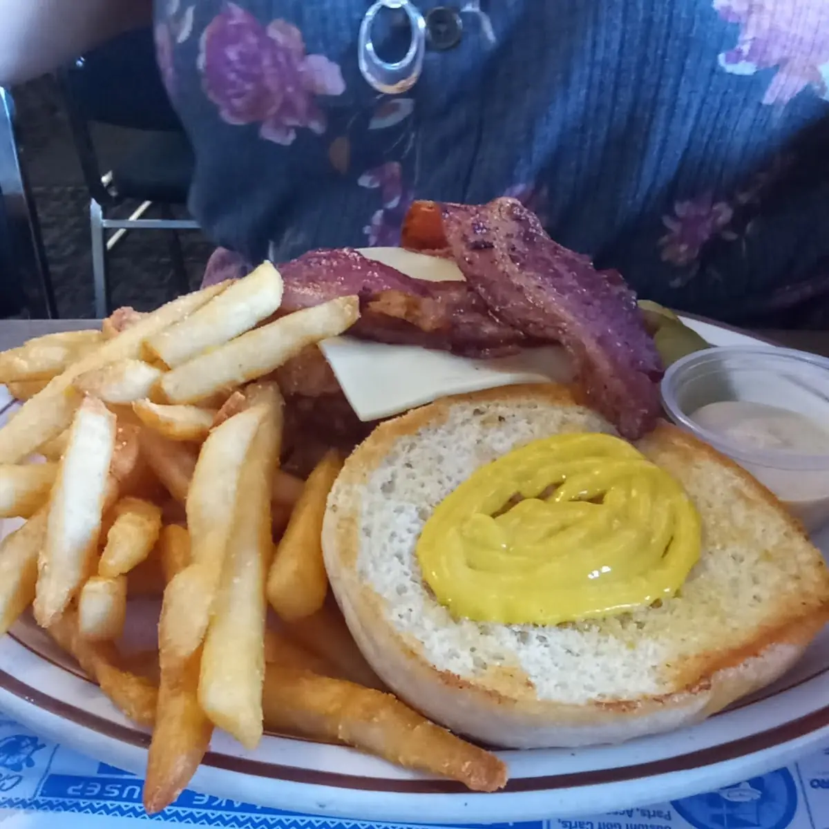 Bacon Swiss Burger