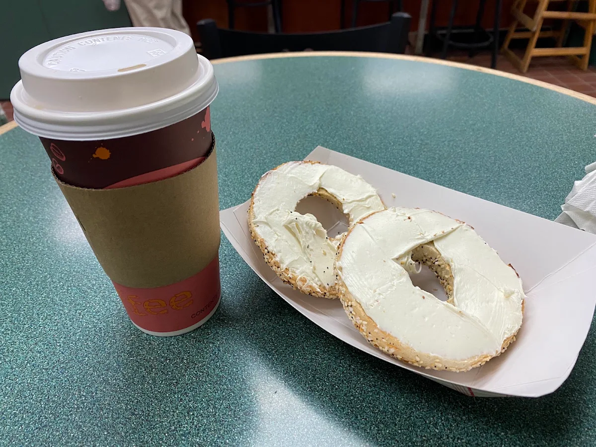 Everything Bagel with Cream Cheese