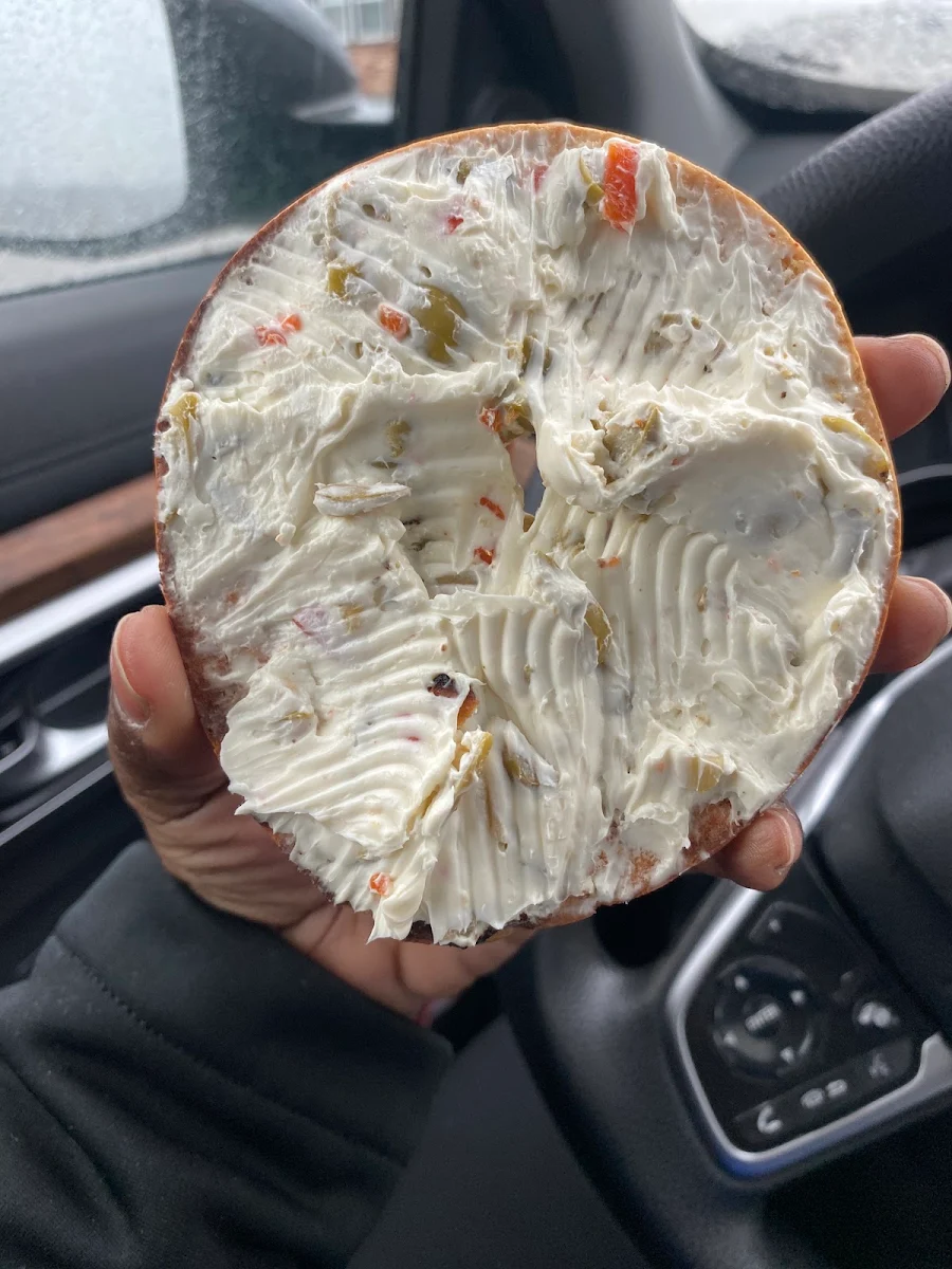 Olive Cream Cheese on Top