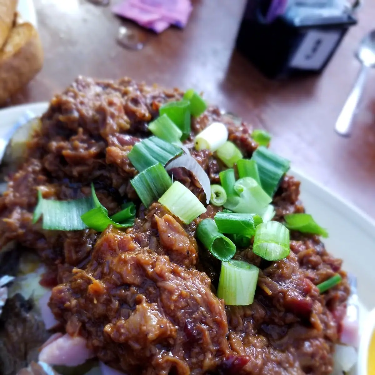 Chopped Beef Baked Potato