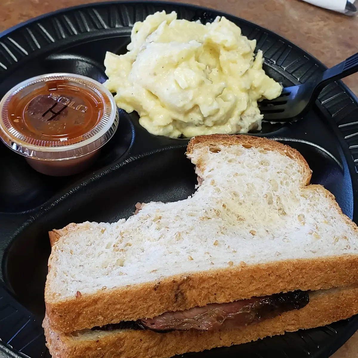 Chopped Brisket Sandwich
