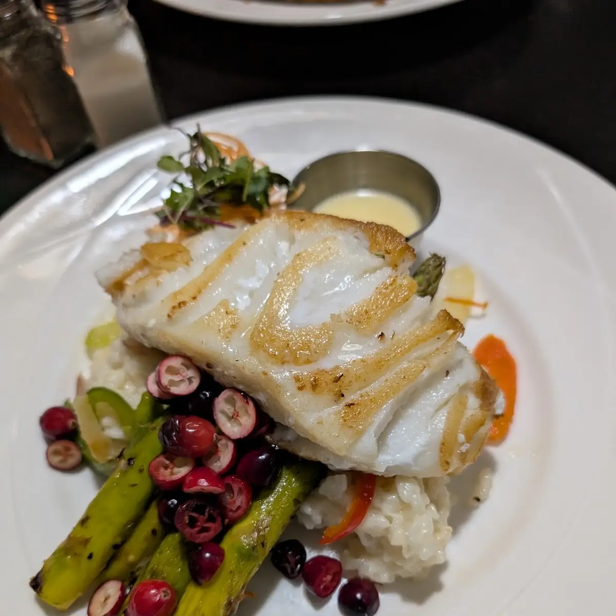 Sea Bass with Risotto
