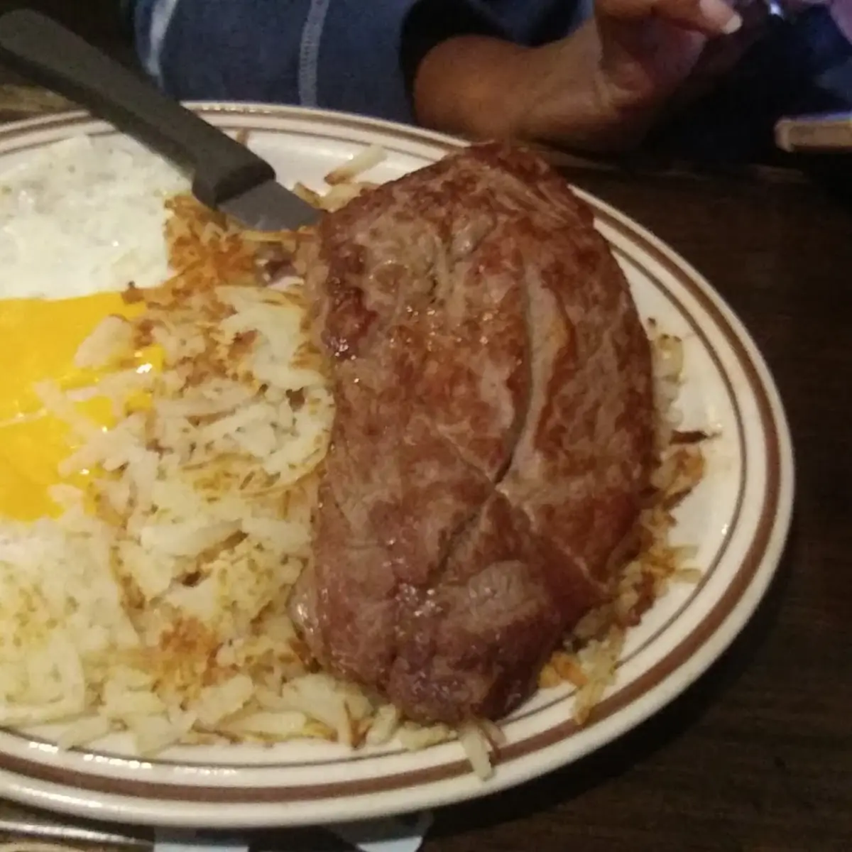 Steak Eggs and Hash Browns