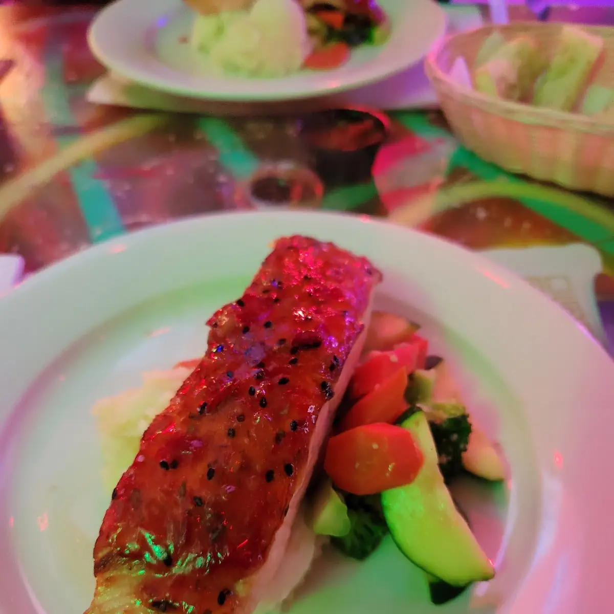 Ancho Chile Crusted Salmon