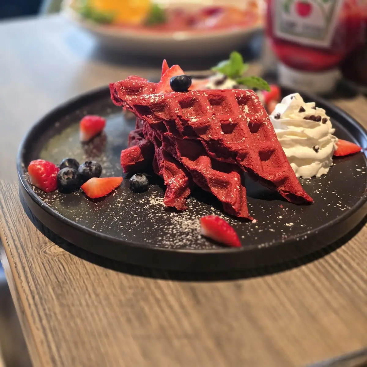 Red Velvet Waffles