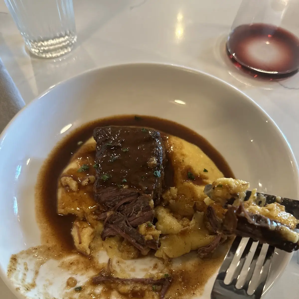 Short Ribs with Polenta