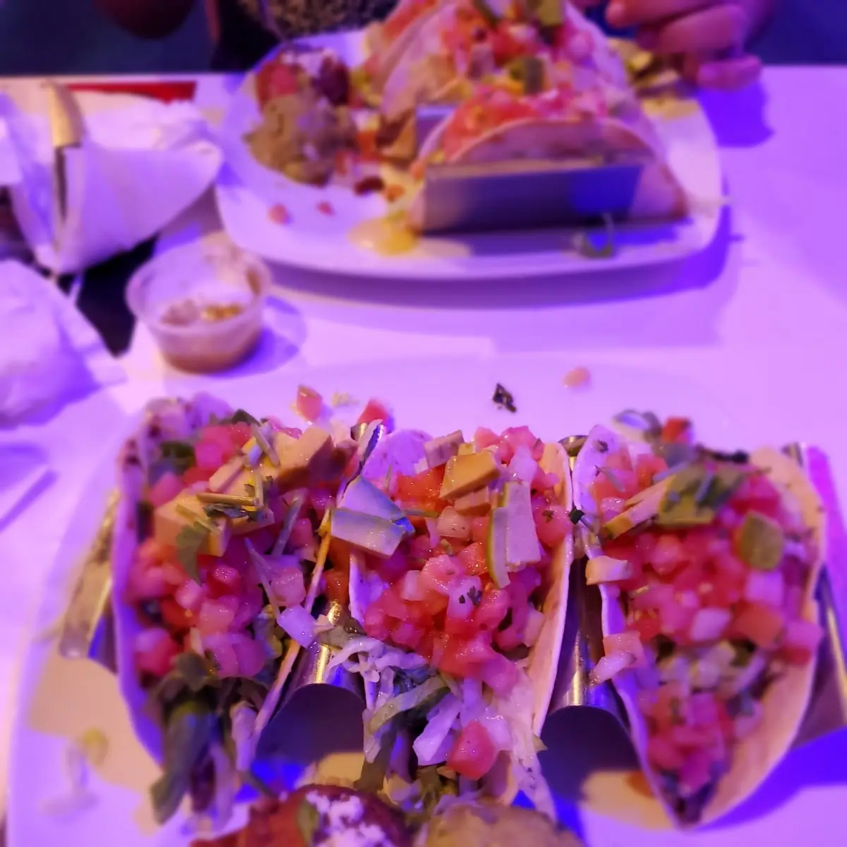 Churrasco Skirt Steak Soft Shell Taco with Pico De Gallo
