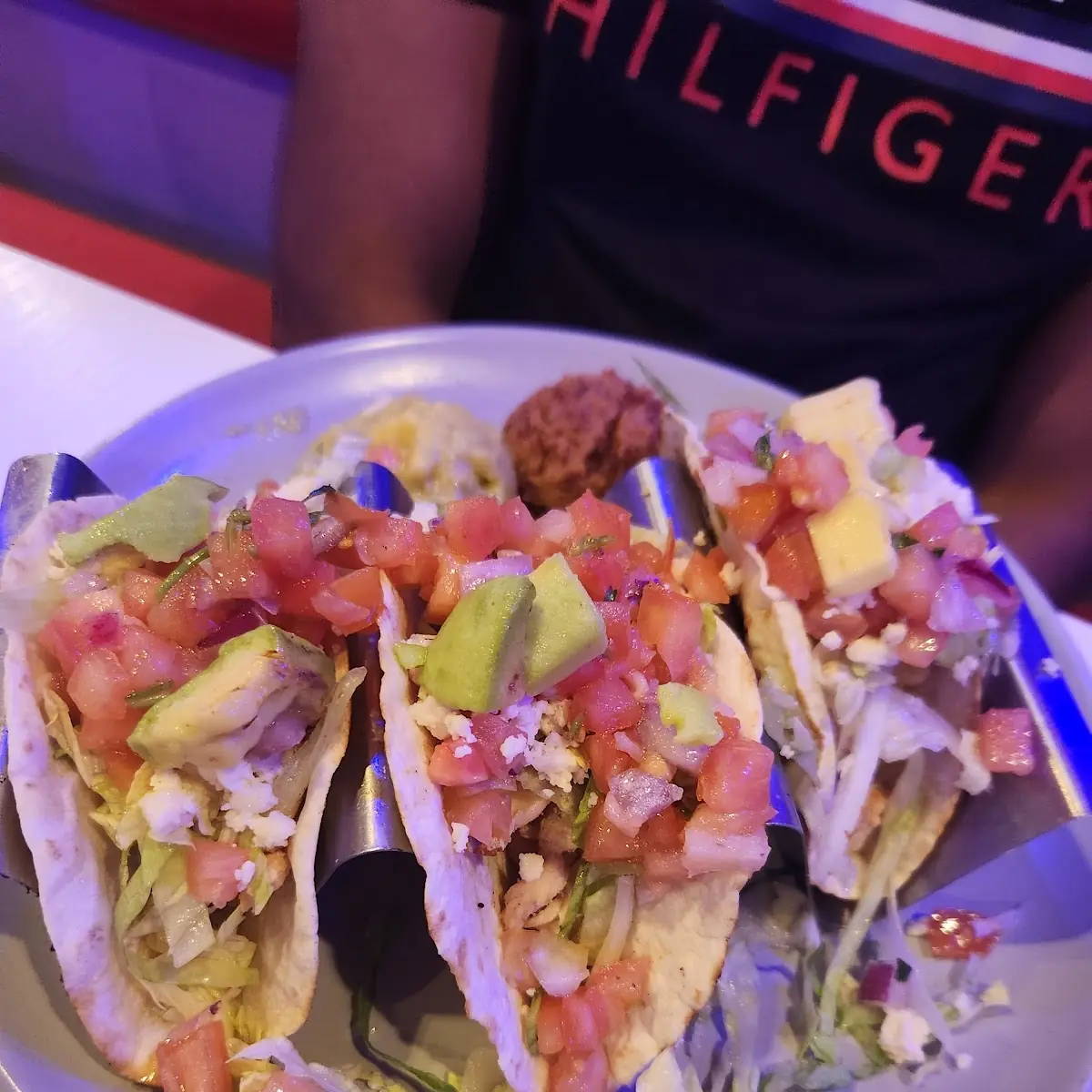Fish Tacos with Crab