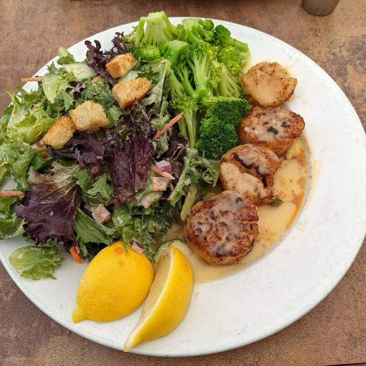 Fresh Scallops in Tequila Lime Sauce