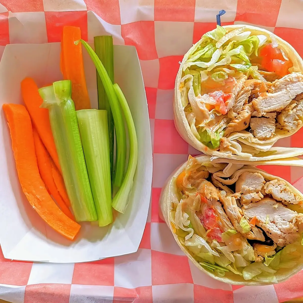 Fried or Grilled Chicken Wrap