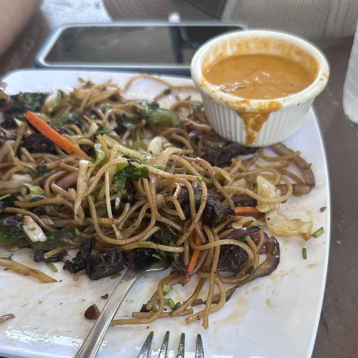 Buff Sukuti Chow Mein