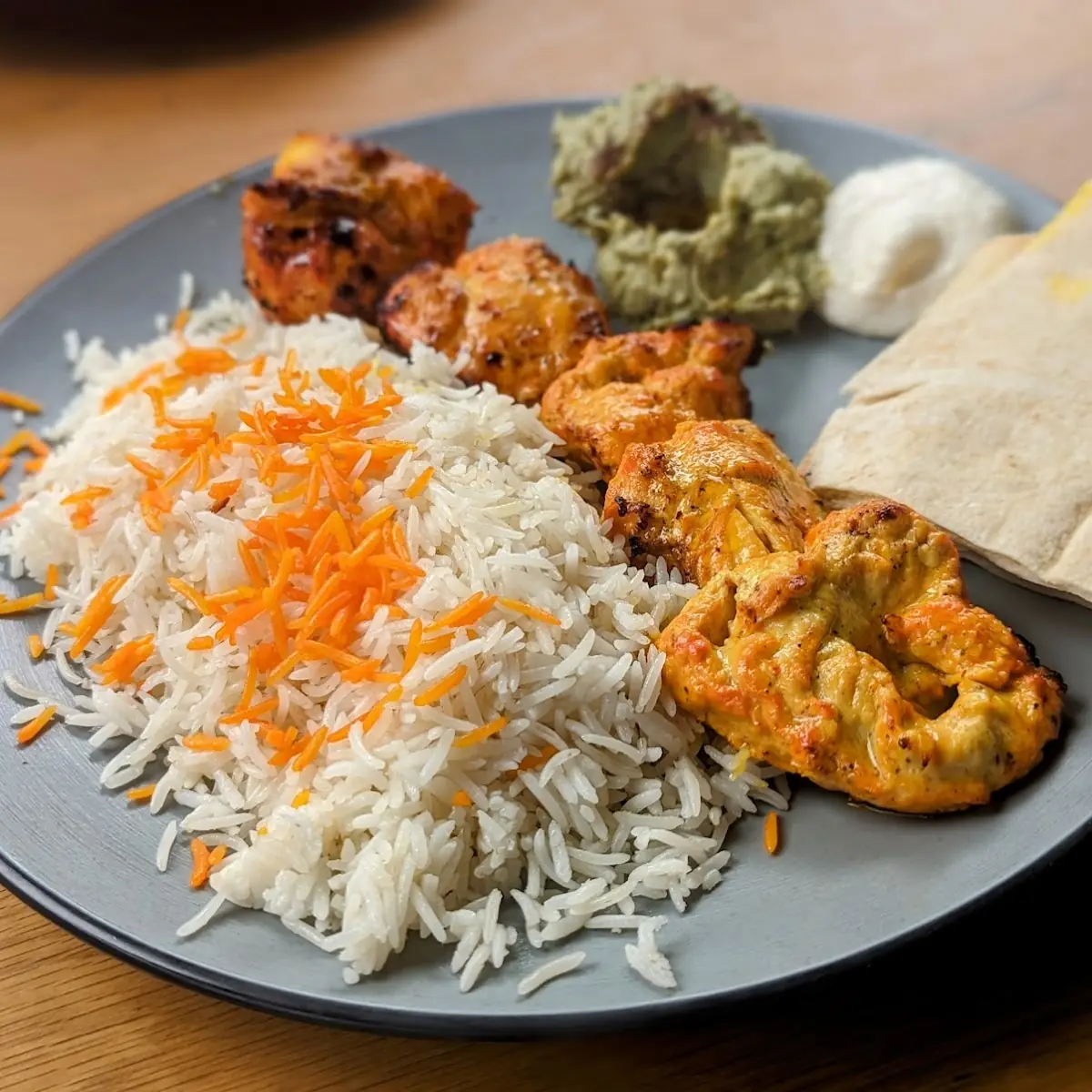 Boneless Chicken Kabob Plate