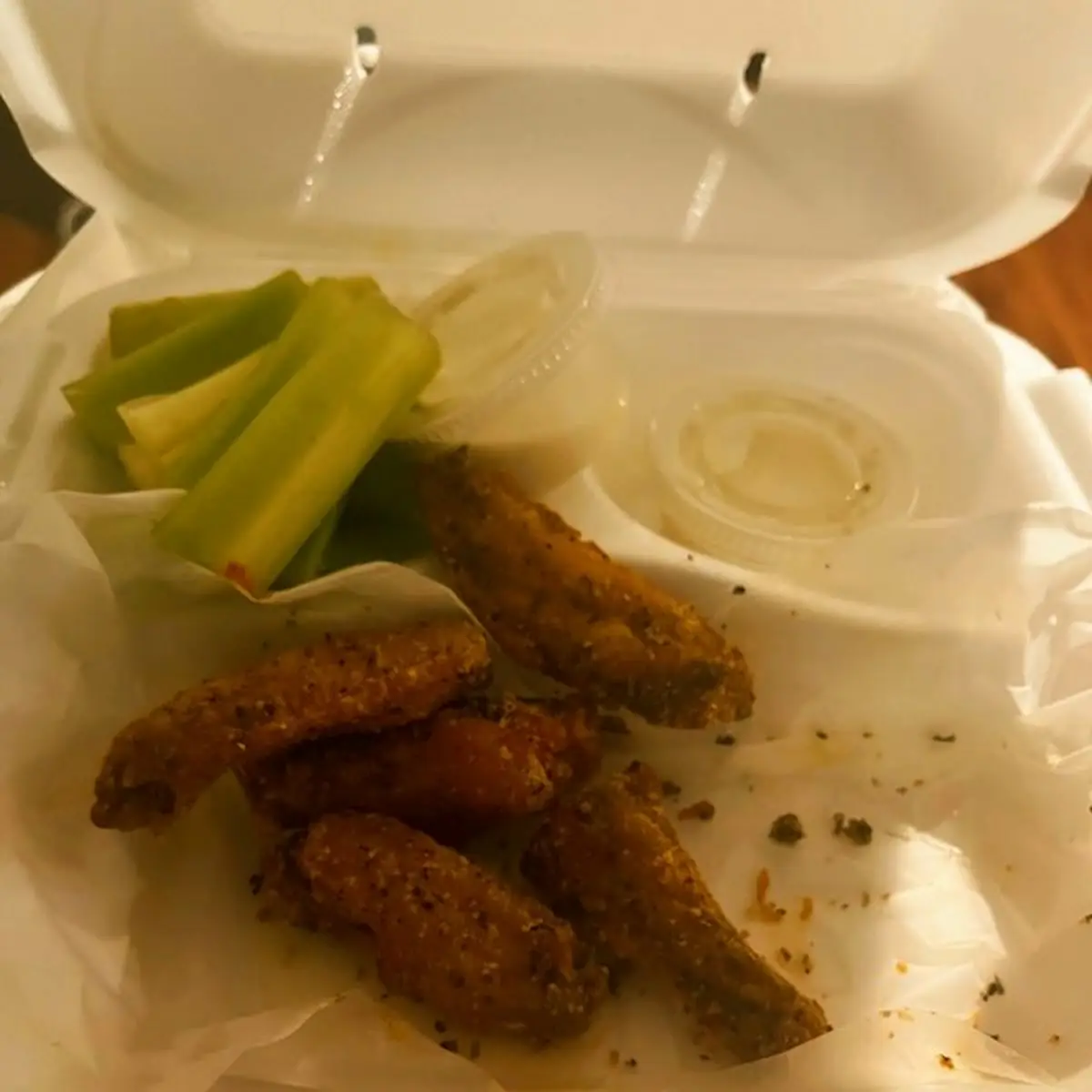 Buffalo Wings and Fries