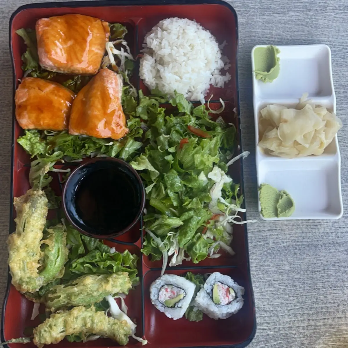 Salmon Teriyaki Bento