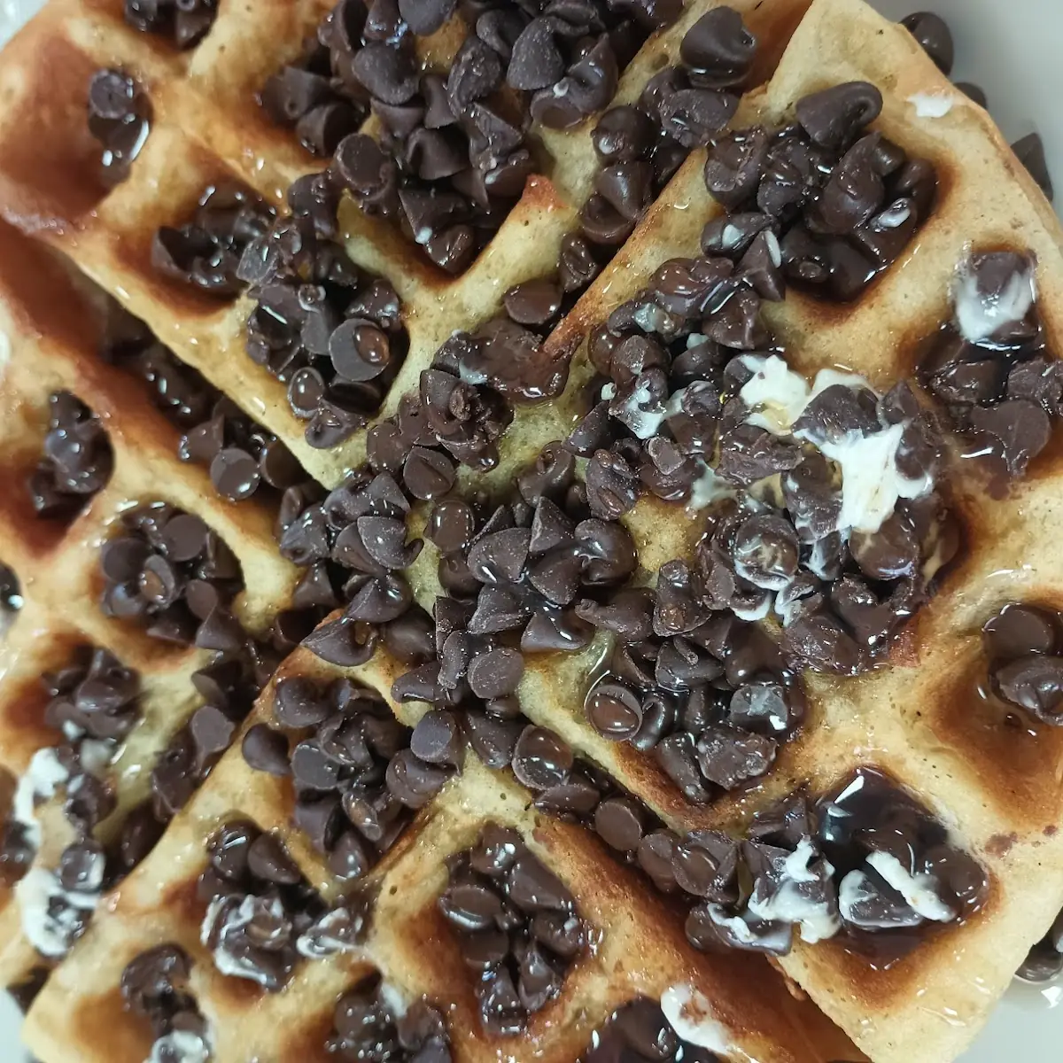 Belgian Waffle Only Breakfast