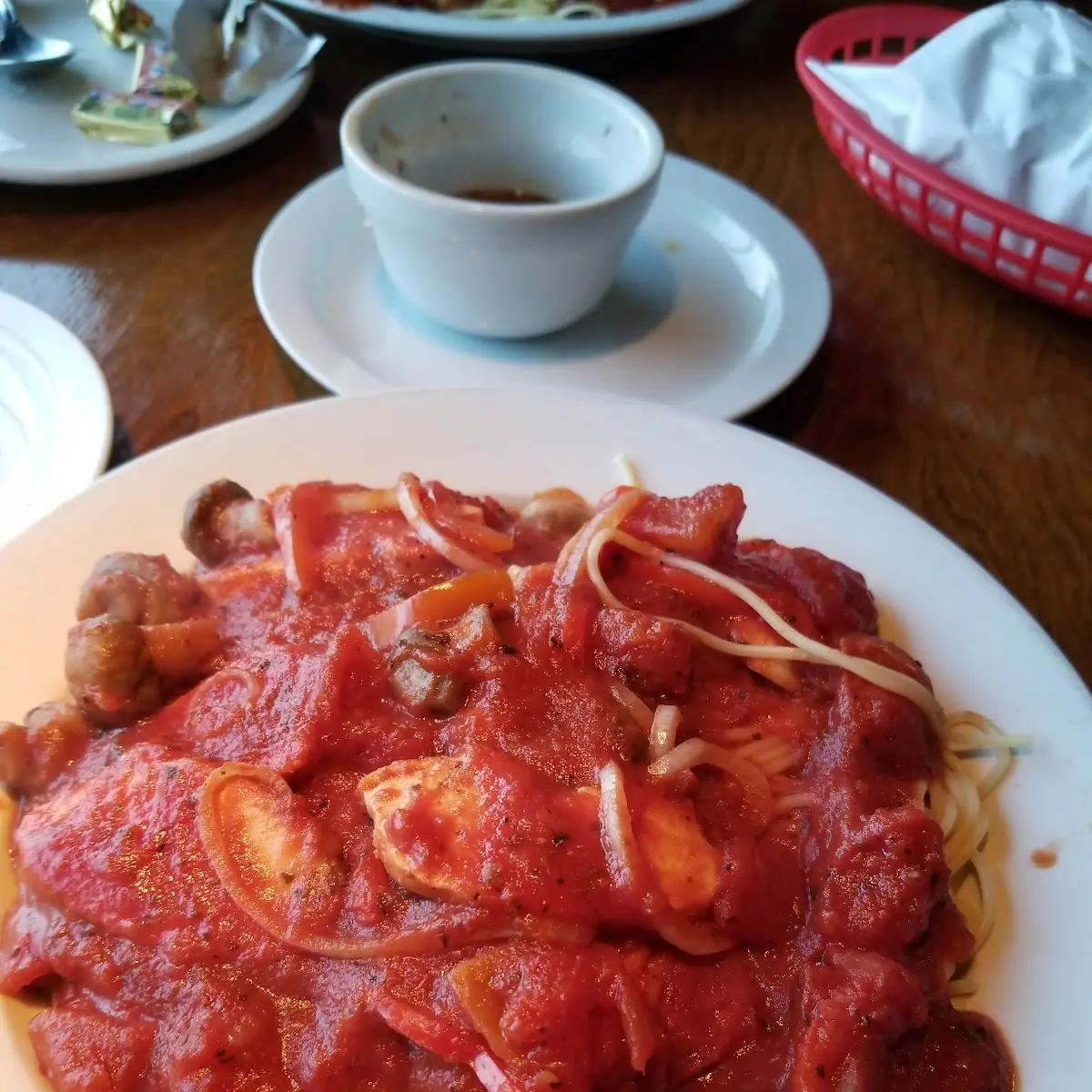 Spaghetti and Marinara Sauce