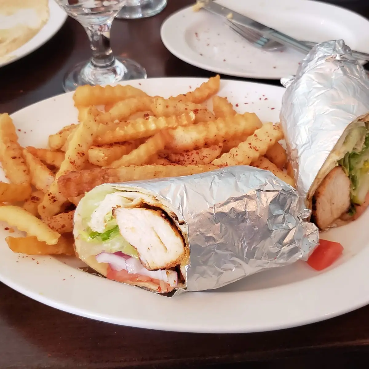 Lamb Shish Kabob Sandwich