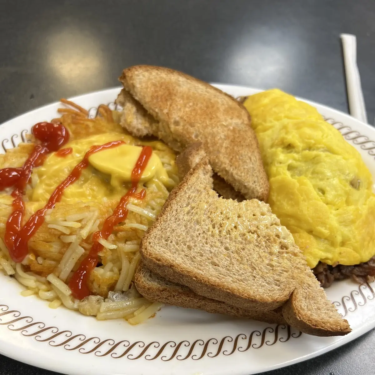 Cheesesteak Omelette