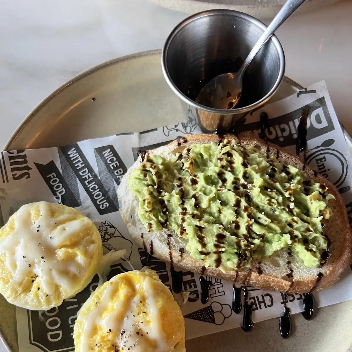 Avocado Toast and Egg Bites