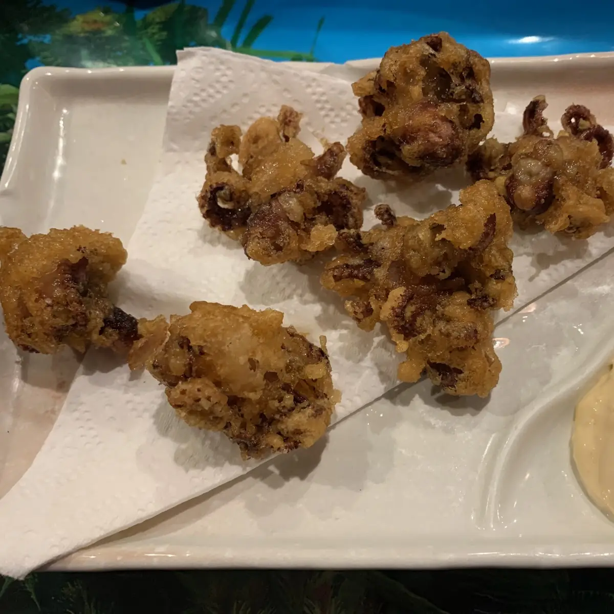 Fried Baby Octopus