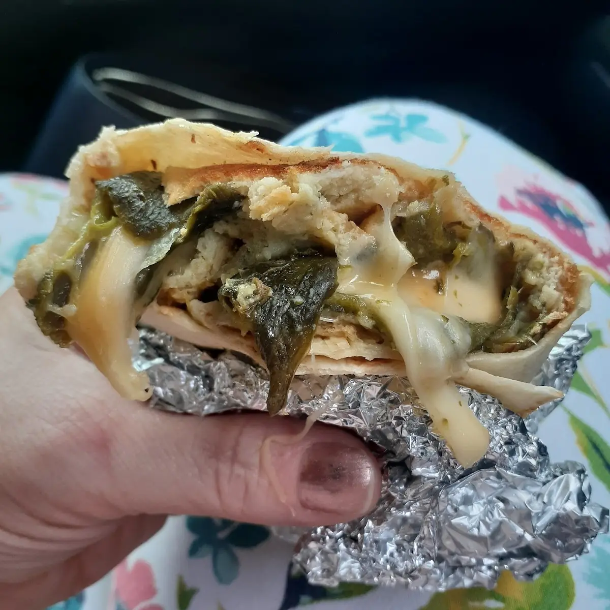 Burrito Chile Relleno / Cheese Stuffed Pepper