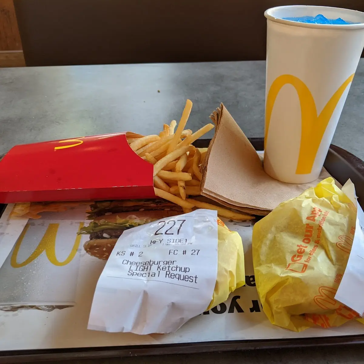 Large Two Cheeseburger Combo