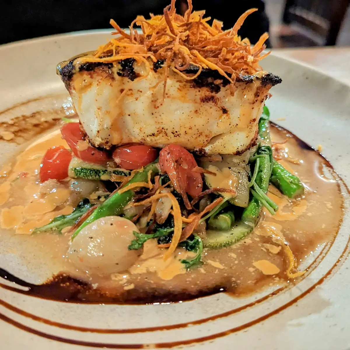 Asado Seared Sea Bass
