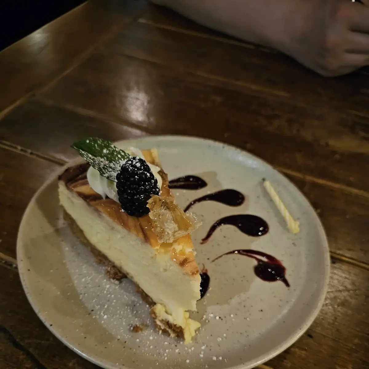 Blackberry Lime Cheesecake