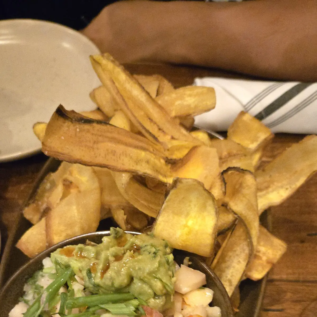 Ceviche with Plantain Chips